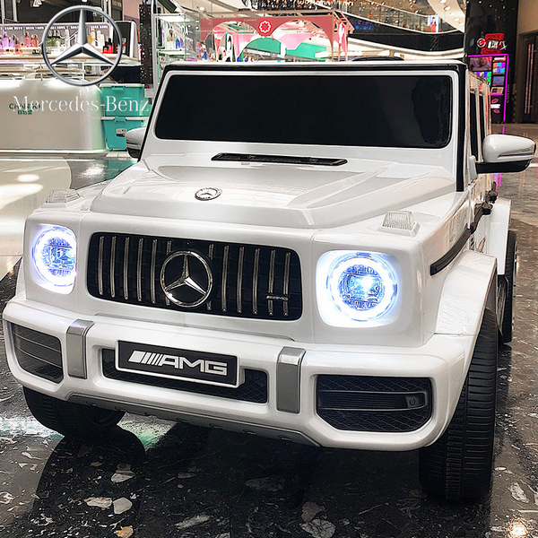 Продукт Акумулаторен джип Mercedes Benz G63, 12V с меки гуми и кожена седалка - 0 - BG Hlapeta